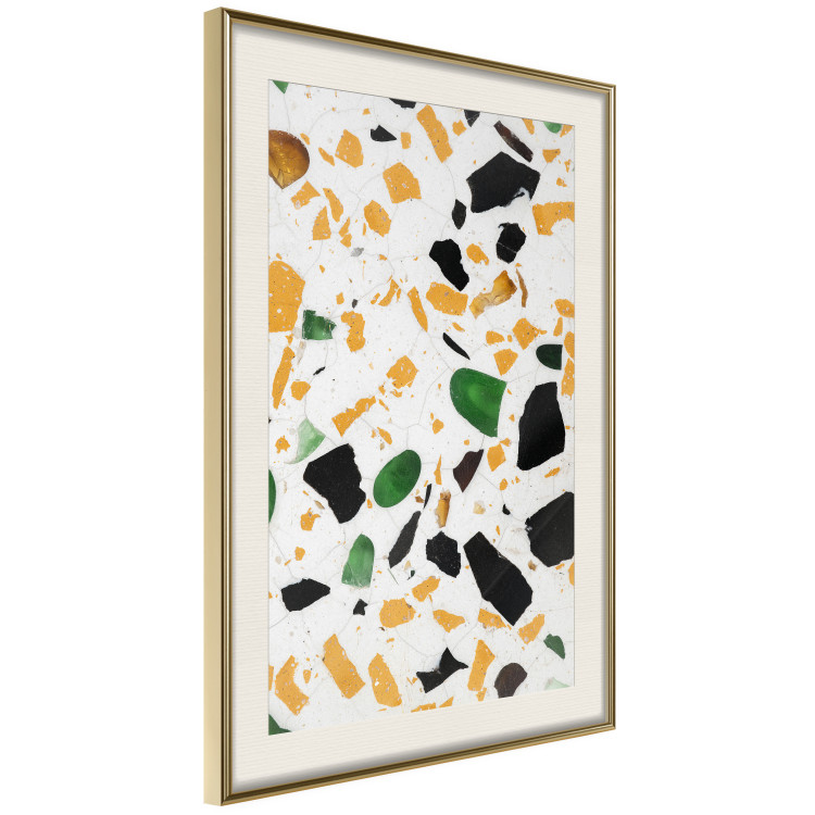 Poster Terrazzo - colorful geometric abstract composition on marble 117622 additionalImage 2