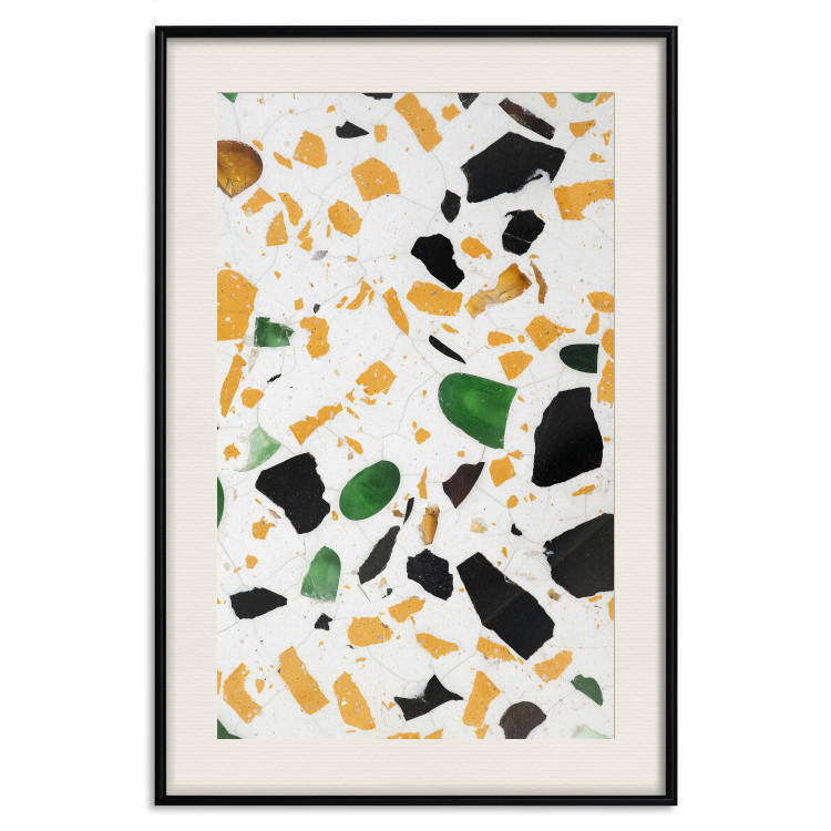 Poster Terrazzo - colorful geometric abstract composition on marble 117622 additionalImage 18
