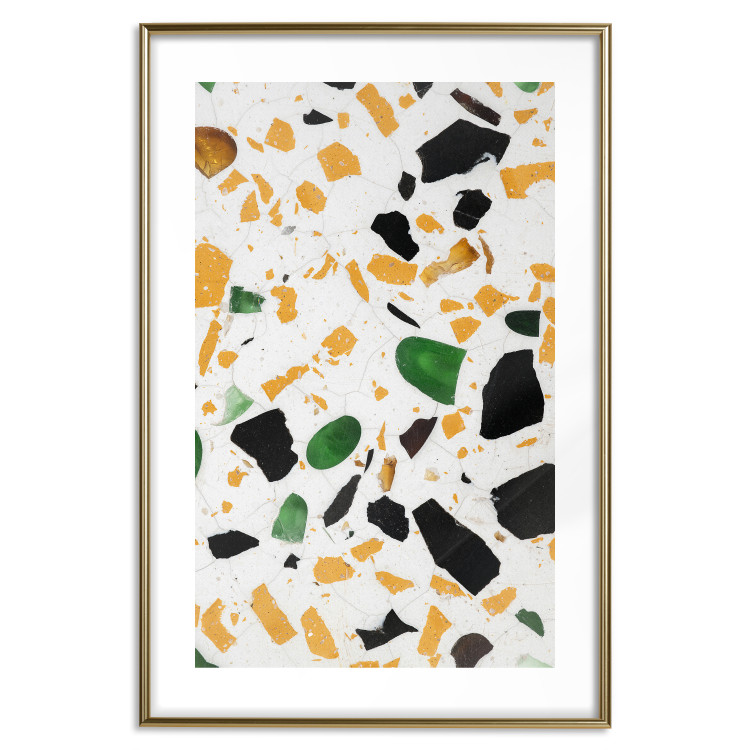 Poster Terrazzo - colorful geometric abstract composition on marble 117622 additionalImage 14