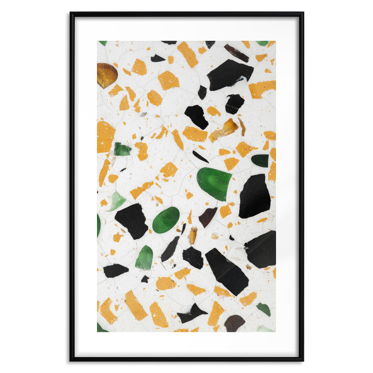 Poster Terrazzo - colorful geometric abstract composition on marble 117622 additionalImage 15