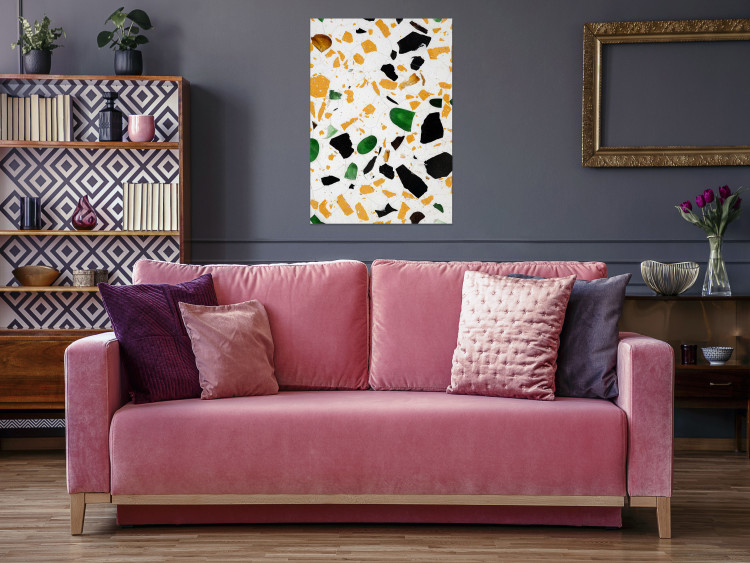 Poster Terrazzo - colorful geometric abstract composition on marble 117622 additionalImage 17