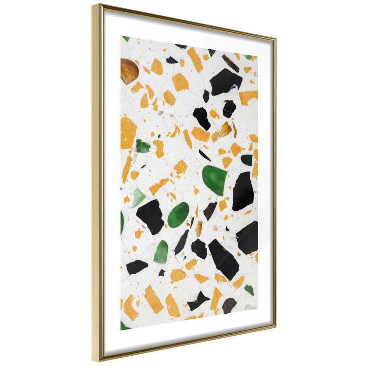 Poster Terrazzo - colorful geometric abstract composition on marble 117622 additionalImage 6