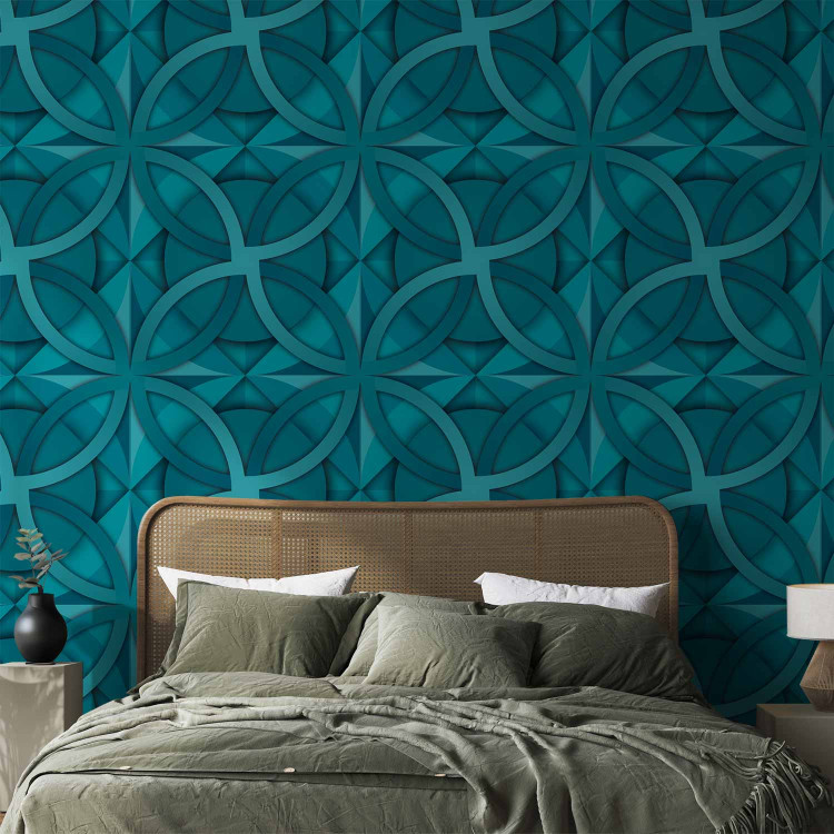 Modern Wallpaper Geometric Turquoise 118422 additionalImage 4