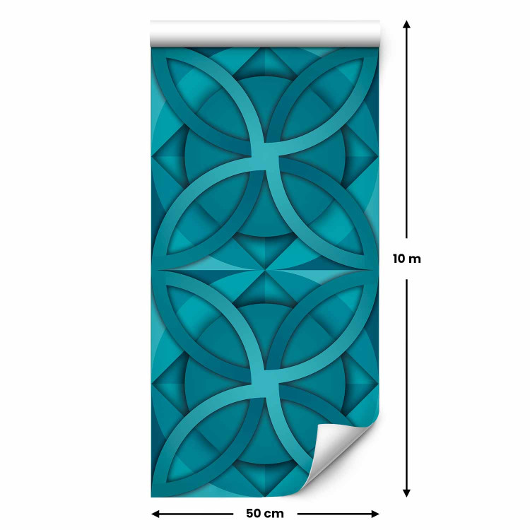 Modern Wallpaper Geometric Turquoise 118422 additionalImage 2