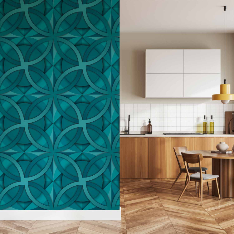 Modern Wallpaper Geometric Turquoise 118422 additionalImage 8