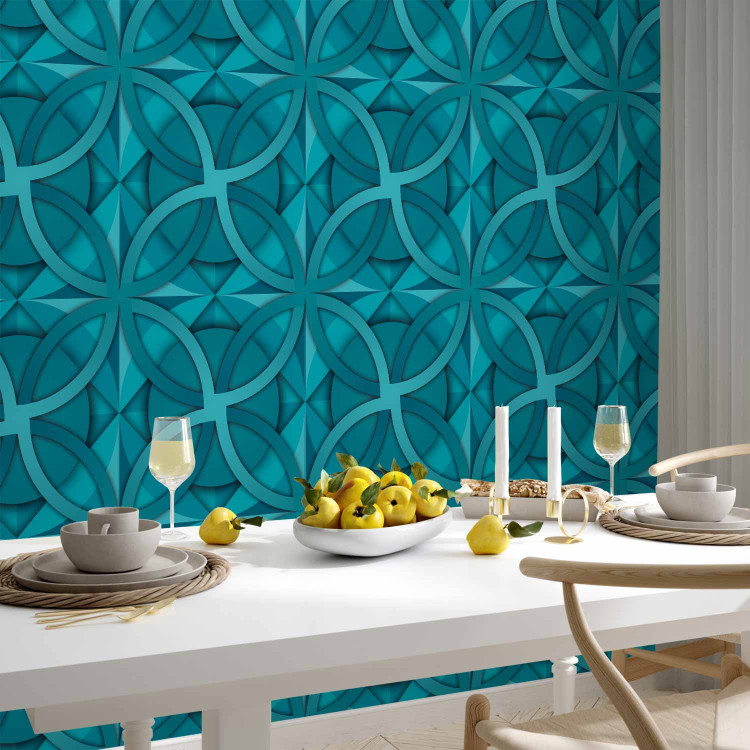 Modern Wallpaper Geometric Turquoise 118422 additionalImage 5