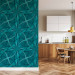 Modern Wallpaper Geometric Turquoise 118422 additionalThumb 8