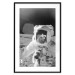 Wall Poster Cosmonaut Profession - black and white frame of the first man on the moon 123522 additionalThumb 15