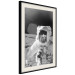 Wall Poster Cosmonaut Profession - black and white frame of the first man on the moon 123522 additionalThumb 3
