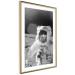 Wall Poster Cosmonaut Profession - black and white frame of the first man on the moon 123522 additionalThumb 5