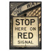 Wall Poster Road Signs - English captions on road signs against city backdrop 123622 additionalThumb 18