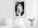 Wall Poster Diva - black and white portrait of woman with expressive lips and eyes 123922 additionalThumb 13