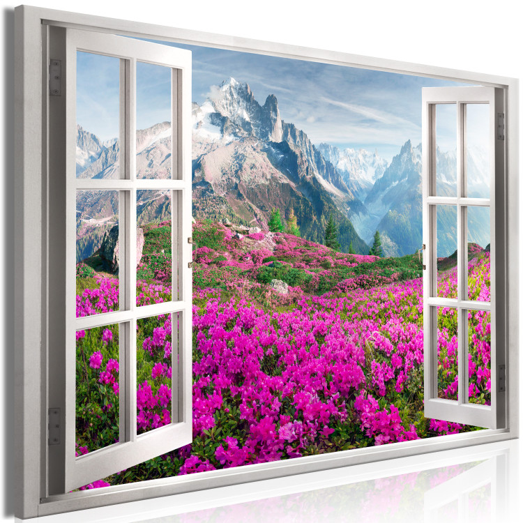 Canvas Art Print Alpine Rhododendrons (1 Part) Wide 125222 additionalImage 2