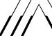 Wall Poster Peak of Geometry - black line art of triangular figure on white background 128022 additionalThumb 12