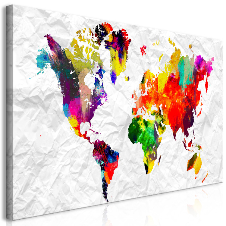 Large canvas print World on Paper II [Large Format] 128722 additionalImage 2