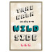 Wall Poster Take Walk on the Wild Side - colorful English text on a beige background 128922 additionalThumb 21