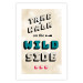 Wall Poster Take Walk on the Wild Side - colorful English text on a beige background 128922 additionalThumb 19