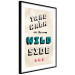 Wall Poster Take Walk on the Wild Side - colorful English text on a beige background 128922 additionalThumb 6