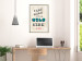 Wall Poster Take Walk on the Wild Side - colorful English text on a beige background 128922 additionalThumb 22