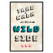 Wall Poster Take Walk on the Wild Side - colorful English text on a beige background 128922 additionalThumb 16