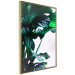 Poster Flexible Leaves - plant with green leaves on a contrasting background 129922 additionalThumb 12