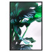 Poster Flexible Leaves - plant with green leaves on a contrasting background 129922 additionalThumb 18
