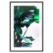 Poster Flexible Leaves - plant with green leaves on a contrasting background 129922 additionalThumb 15
