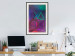 Poster Winning Zone - geometric figures with colorful neon inserts 131922 additionalThumb 24