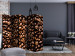 Room Divider Screen Roasted Coffee Beans II (5-piece) - pattern in brown coffee beans 133322 additionalThumb 4