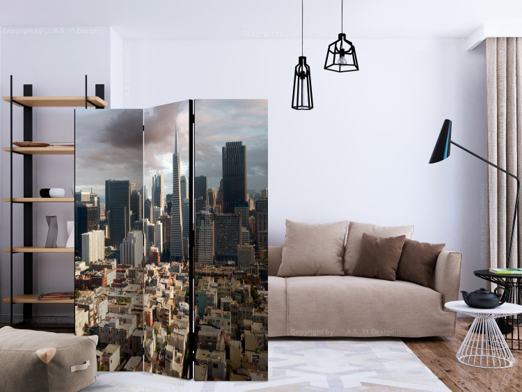 Folding Screen In the Clouds - panorama of New York architecture from bird's eye view 133822 additionalImage 4