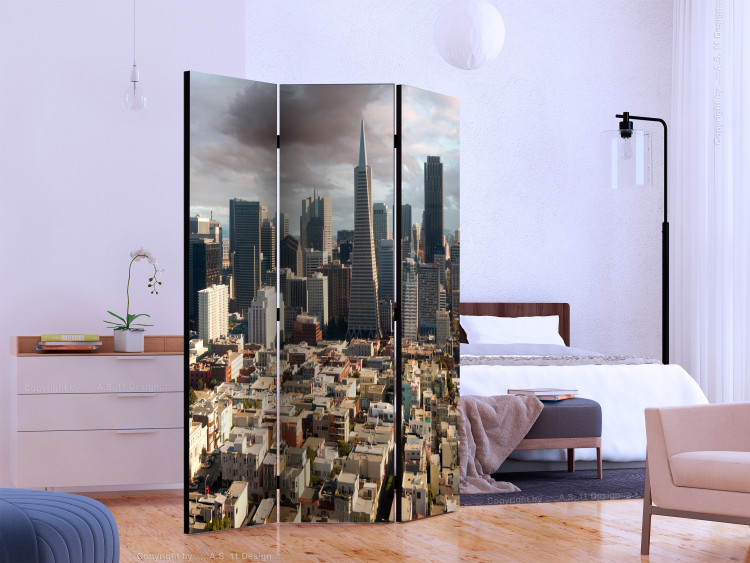 Folding Screen In the Clouds - panorama of New York architecture from bird's eye view 133822 additionalImage 2