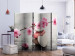 Room Divider Screen Blooming Trinket II (5-piece) - flowers and stones in Zen style 134322 additionalThumb 2