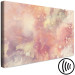 Canvas Print Splash - Abstraction with blurry shapes in pink and purple 135222 additionalThumb 6