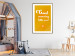 Poster Good Morning Little One - white English text on a yellow background 135722 additionalThumb 4