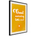 Poster Good Morning Little One - white English text on a yellow background 135722 additionalThumb 14