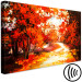 Canvas Autumnal Road Between Trees - Impressionistic Landscape 135922 additionalThumb 6