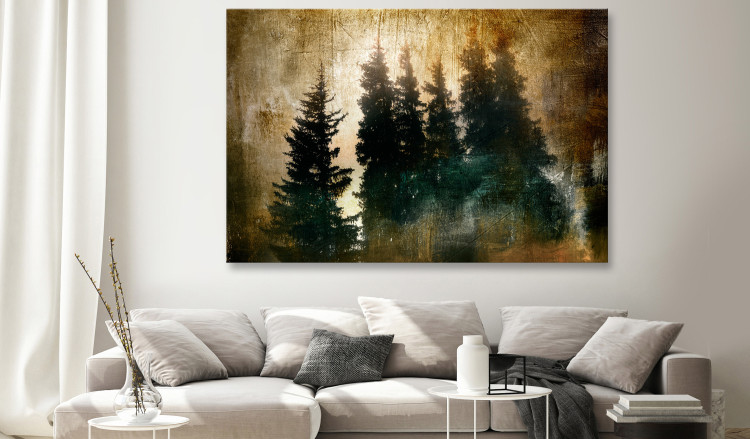 Large canvas print Stately Spruces [Large Format] 136422 additionalImage 4