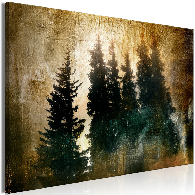 Large canvas print Stately Spruces [Large Format] 136422 additionalImage 2