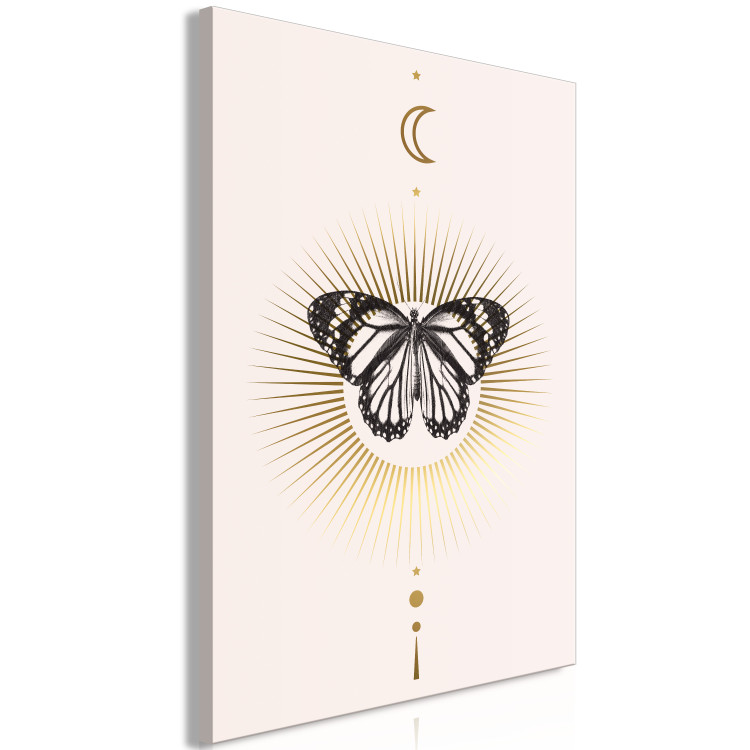 Canvas Art Print Butterfly Mystery (1 Part) Vertical 136522 additionalImage 2