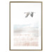 Wall Poster Crane Flight - landscape of a bird flying against a white sky in a watercolor motif 137922 additionalThumb 19