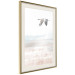 Wall Poster Crane Flight - landscape of a bird flying against a white sky in a watercolor motif 137922 additionalThumb 15