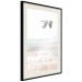 Wall Poster Crane Flight - landscape of a bird flying against a white sky in a watercolor motif 137922 additionalThumb 16