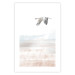 Wall Poster Crane Flight - landscape of a bird flying against a white sky in a watercolor motif 137922 additionalThumb 5