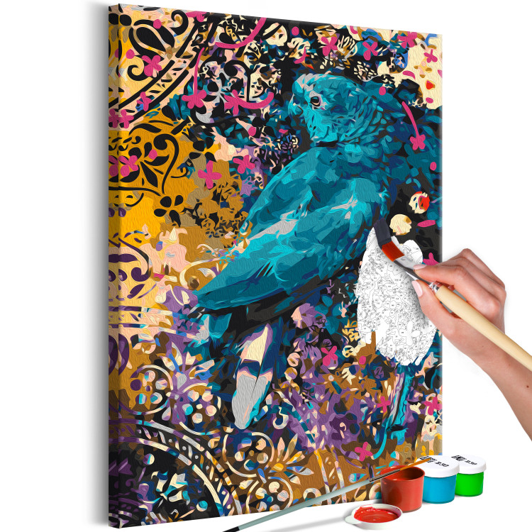 Paint by Number Kit Blue Arabesque Parrot 138422 additionalImage 4