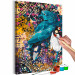 Paint by Number Kit Blue Arabesque Parrot 138422 additionalThumb 4