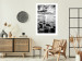 Poster Scandinavian Morning - black and white seascape against sky 138722 additionalThumb 20