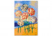 Paint by Number Kit Delicate Carnations - Colorful Flowers, Sand, Water and Green Leaves 144522 additionalThumb 4