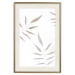 Poster Watercolor Leaves - Gray and Brown Painted Plants on a White Background 146322 additionalThumb 27