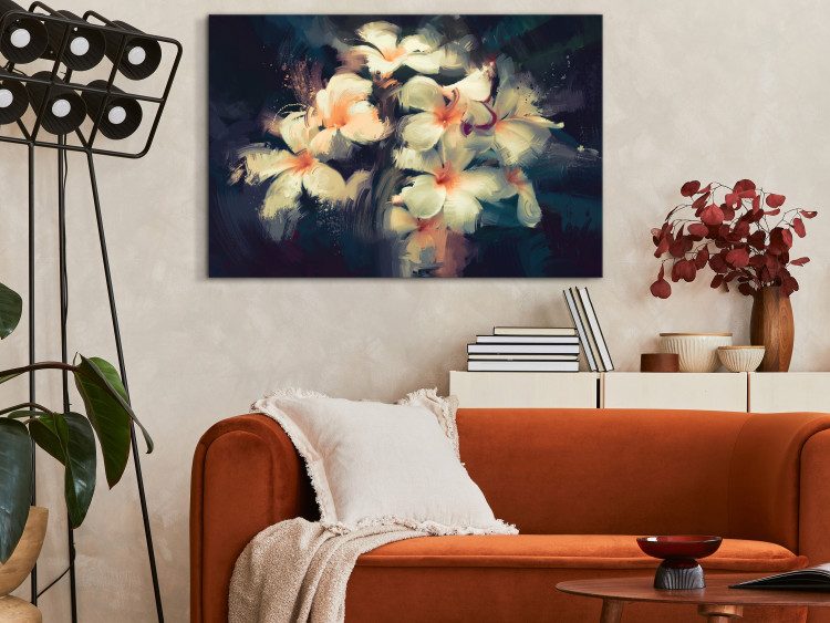 Canvas Print Bouquet in Light (1-piece) - bright flowers on a contrasting background 149722 additionalImage 3