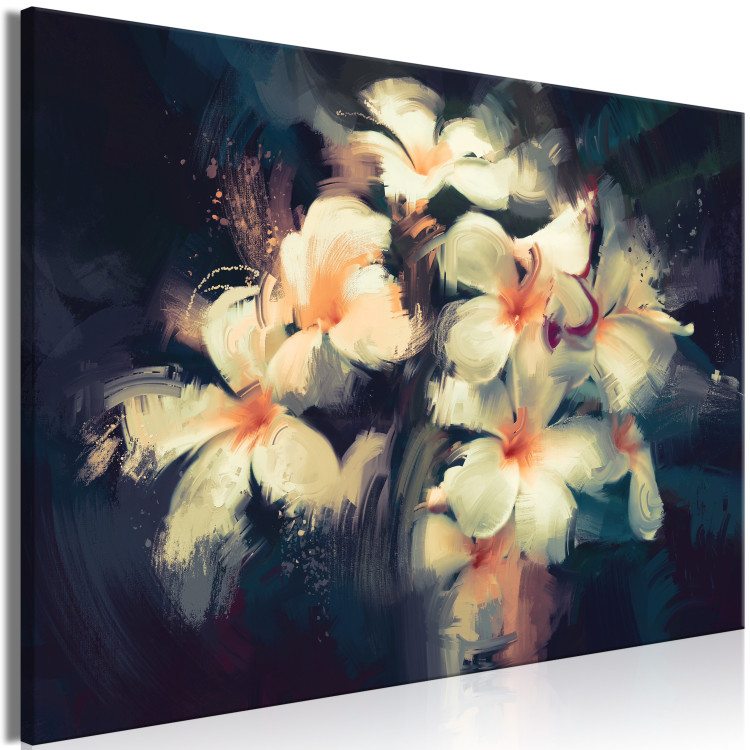 Canvas Print Bouquet in Light (1-piece) - bright flowers on a contrasting background 149722 additionalImage 2